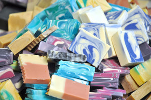 1 lb Bag of Goat’s Milk Soap Ends & Samples – Assorted Scents